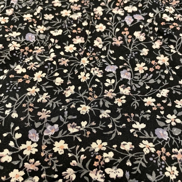 GARAGE - Black floral mini dress - Picture 3 of 5